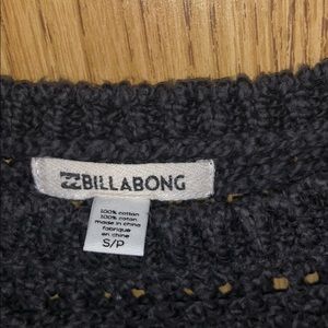 Billabong knit sweater (GREY SIZE S)